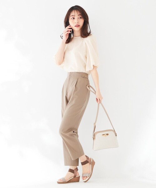 「ANY SIS」 半袖ブラウス 4 ピンク レディース_画像3