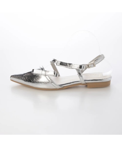 「Launa lea」 フラットサンダル 24.5cm アイボリー レディース_画像3