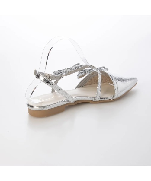 「Launa lea」 フラットサンダル 24.5cm アイボリー レディース_画像4