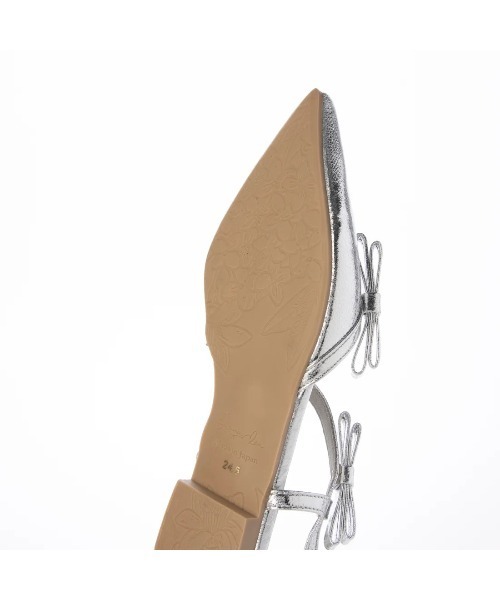 「Launa lea」 フラットサンダル 24.5cm アイボリー レディース_画像6