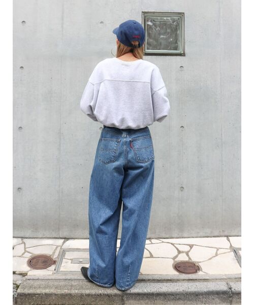 Ungrid（アングリッド） トレーナー スウェット ロゴ刺繍ショート