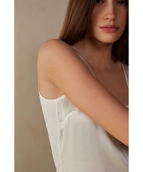 「Intimissimi」 ノースリーブトップス S ブラック レディース_画像3
