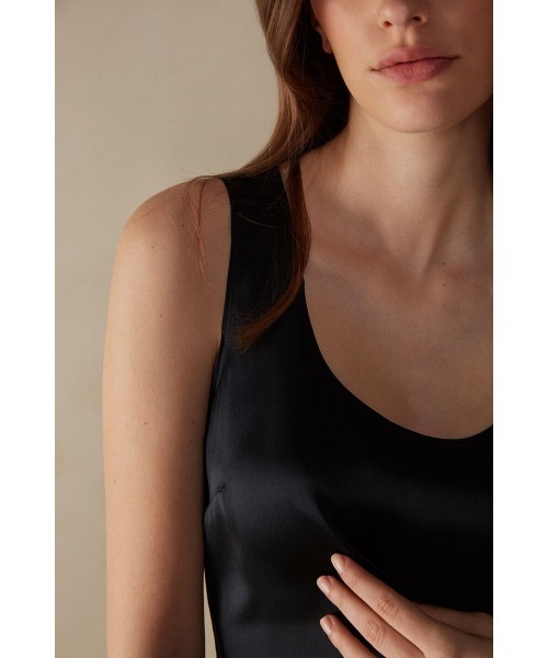 「Intimissimi」 ノースリーブトップス S ブラック レディース_画像7