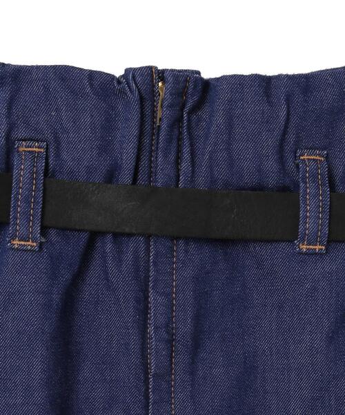 CURRENTAGE ロング スカート 「CURRENTAGE/カレンテージ」Belted long 