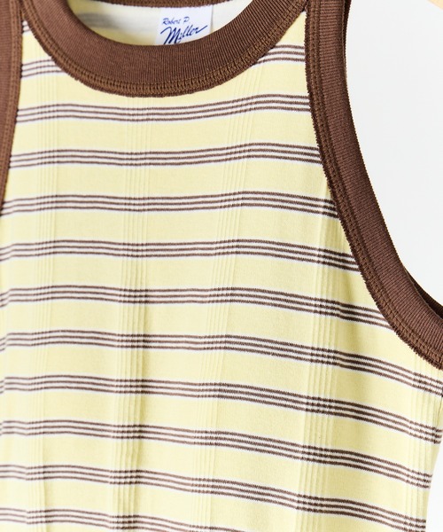 「MILLER」 ノースリーブワンピース MEDIUM イエロー レディース_画像3