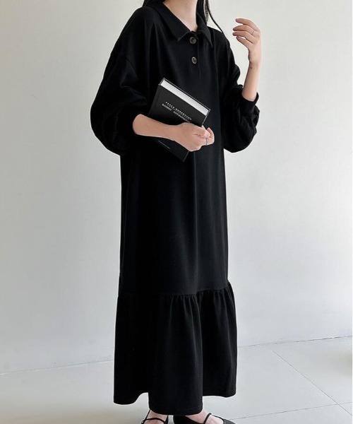 ワンピース フリルヘムポロワンピース : ZOZOTOWN Yahoo!店 - 通販