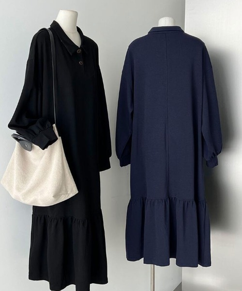 ワンピース フリルヘムポロワンピース : ZOZOTOWN Yahoo!店 - 通販