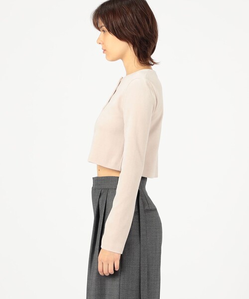 BACCA（バッカ） カーディガン ヘビーベロア ショートカーディガン