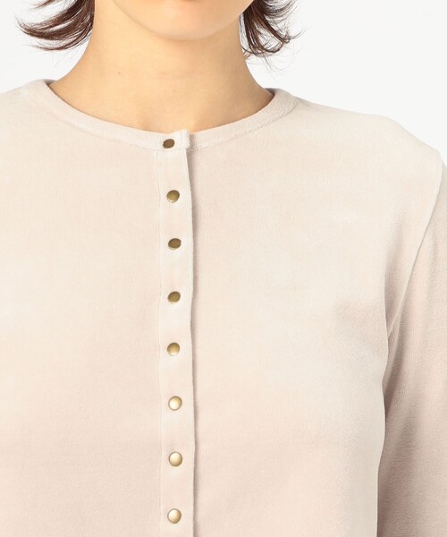 BACCA(バッカ) カーディガン ヘビーベロア ショートカーディガン BACCA(バッカ) カーディガン ヘビーベロア ショートカーディガン