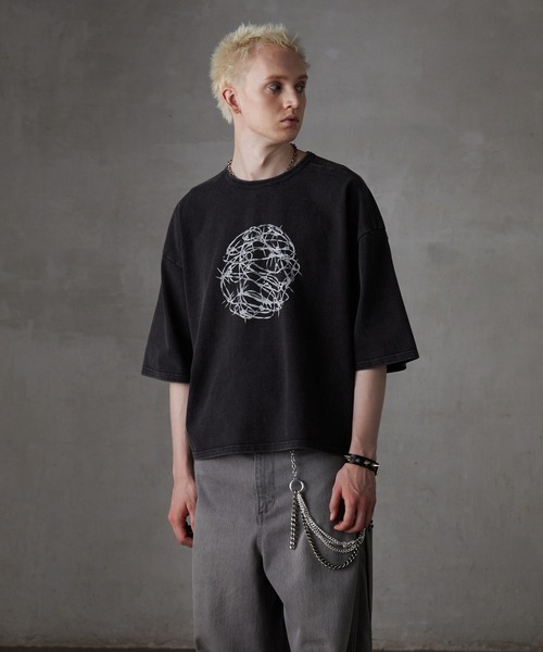 「GRANCY」 半袖Tシャツ L カーキ メンズ_画像4