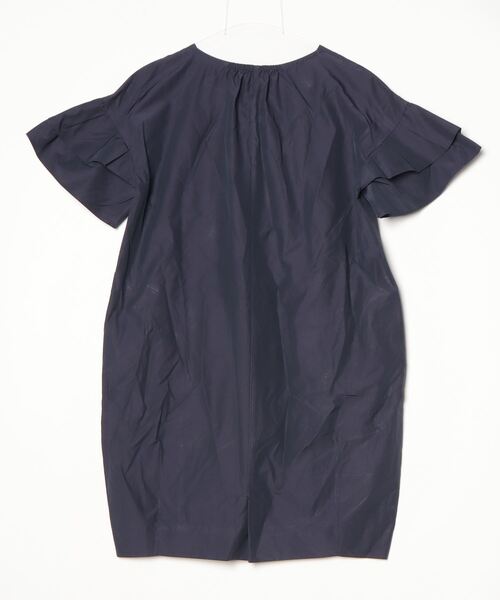 「Sono」 半袖ワンピース 1 ネイビー レディース_画像2