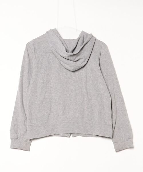 「CLATHAS」 刺繍ジップアップパーカー 38 グレー レディース_画像2