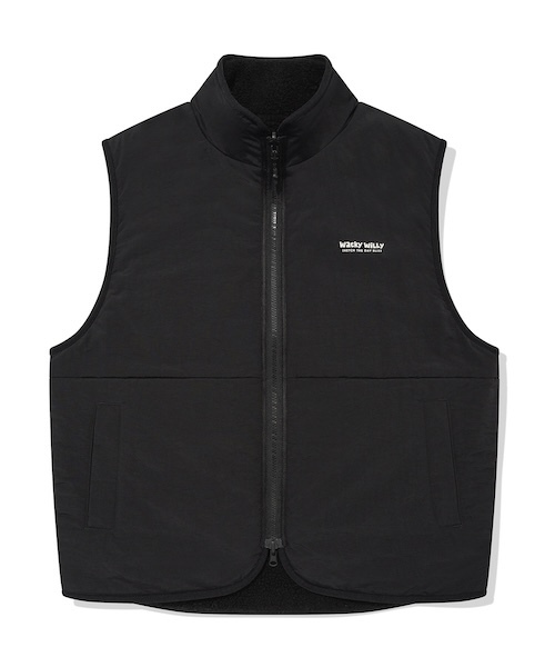 ジャケット・アウター reversible short vest Sonja Reversible Vest, All Black | Alp N Rock | Women's Vest