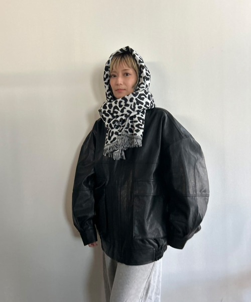 Kotoe（コトエ） マフラー ストール レオパード柄 マフラー ヒョウ柄
