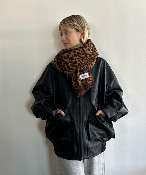 Kotoe（コトエ） マフラー ストール レオパード柄 マフラー ヒョウ柄