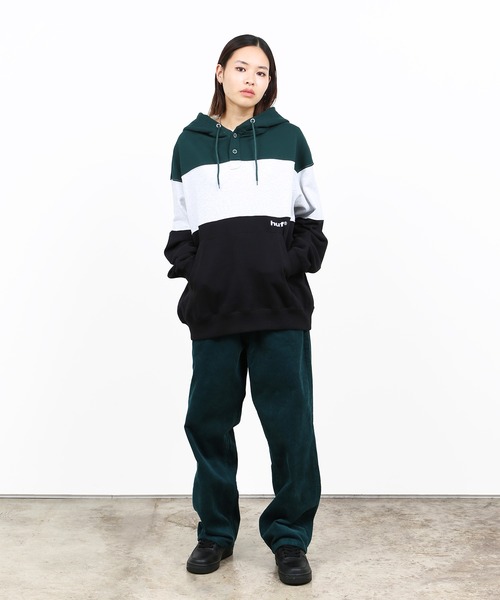 「HUF」 プルオーバーパーカー SMALL グリーン メンズ_画像7