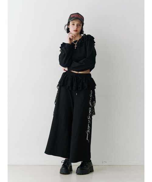 jouetie（ジュエティ） ワイドパンツ スウェットパンツ ジャージ