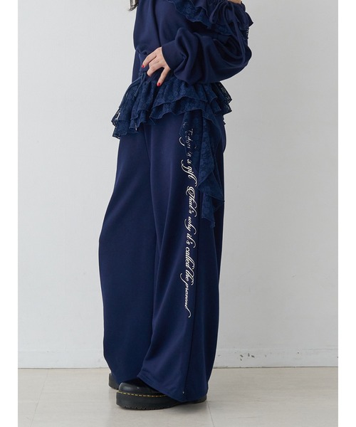jouetie（ジュエティ） ワイドパンツ スウェットパンツ ジャージ