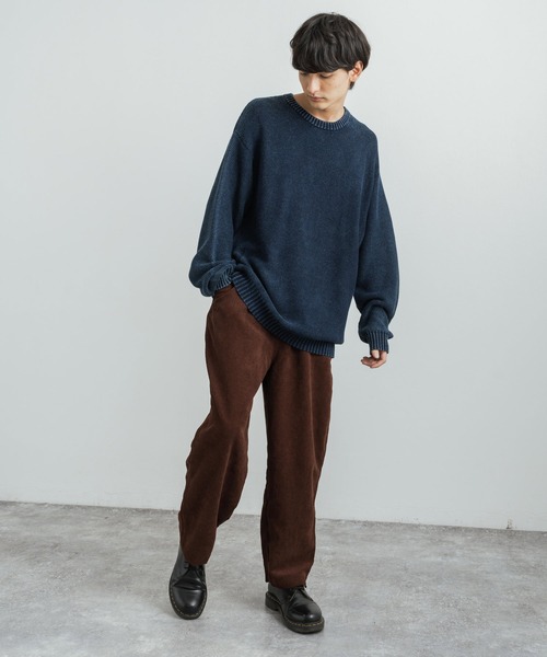 「KRIFF MAYER」 長袖ニット X-LARGE ダークインディゴブルー メンズ_画像5