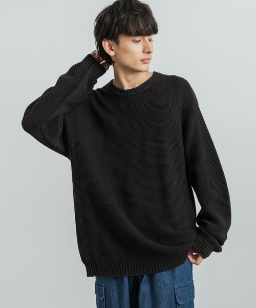 「KRIFF MAYER」 長袖ニット X-LARGE ダークインディゴブルー メンズ_画像6