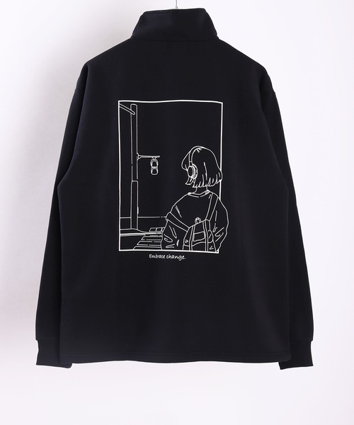 「WESTSEA」 スウェットカットソー L ブラック メンズ_画像5