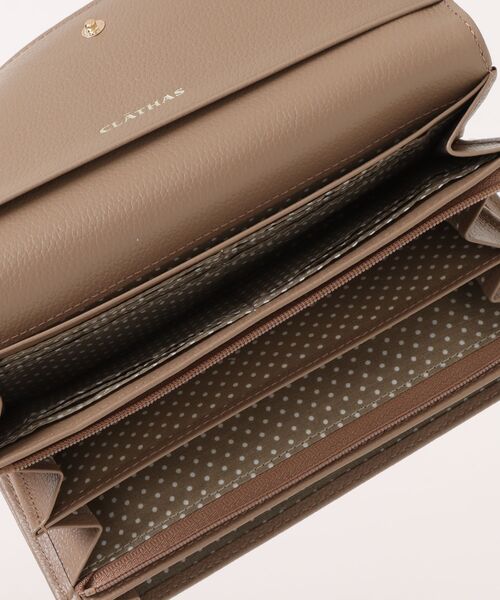 CLATHAS（クレイサス） 長財布 財布 イヴェット かぶせ長財布