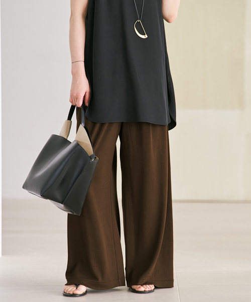 plage（プラージュ） パンツ Jersey Drape パンツ レディース