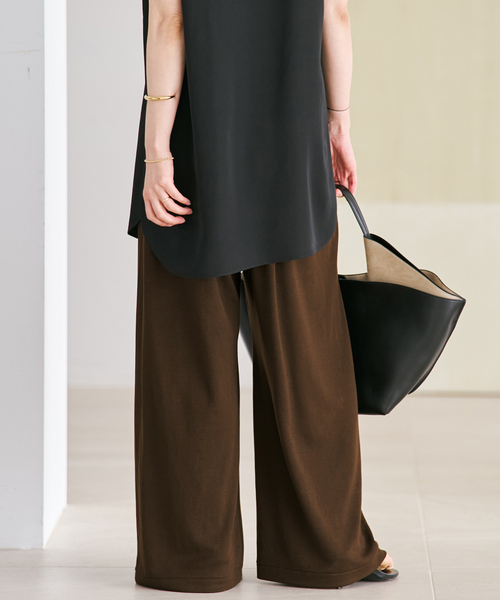 plage（プラージュ） パンツ Jersey Drape パンツ レディース