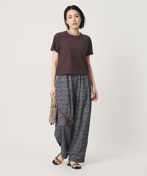 ワイドパンツ パンツ 「別注」「Charcoal」バギー 遮熱 UVカット 接触