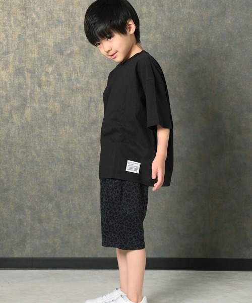 21SS ドット柄（総柄）アノラックパーカー / ハーフパンツセット SHISKY（シスキー） セットアップ レオパード柄セットアップ 半袖T