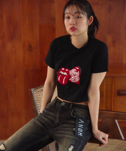 JACKROSE（ジャックローズ） tシャツ 半袖 B-TRS-サクランボ・リップス