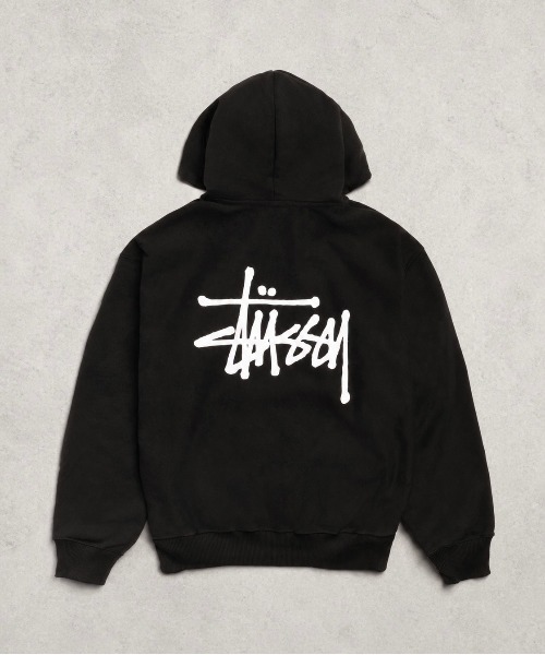 STUSSY（ステューシー） パーカー BASIC LOGO raising of HOODIE
