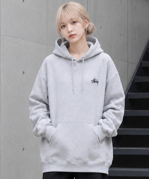 STUSSY（ステューシー） パーカー 裏起毛 BASIC LOGO raising of