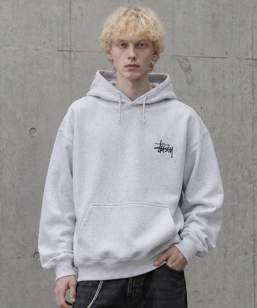 STUSSY（ステューシー） パーカー BASIC LOGO raising of HOODIE