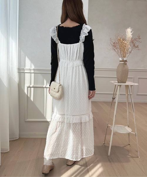 「apres jour」 キャミソールワンピース X-LARGE アイボリー レディース_画像7