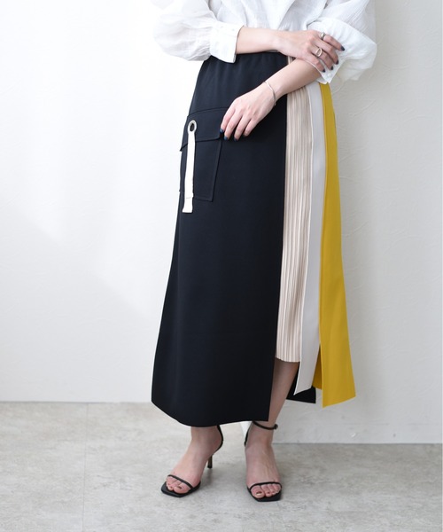 「Eimee Law」 スカート 38 ベージュ レディース_画像3