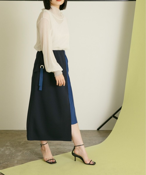 「Eimee Law」 スカート 38 ベージュ レディース_画像7