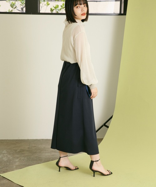 「Eimee Law」 スカート 38 ベージュ レディース_画像9