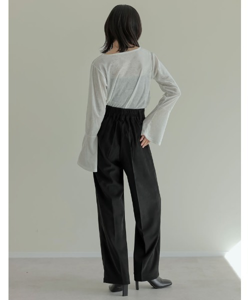 「Re:EDIT」 パンツ MEDIUM アイボリー レディース_画像5