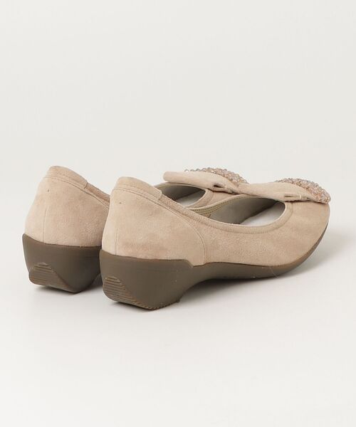 「COMPOSITION9」 フラットパンプス 22.5cm ベージュ レディース_画像2