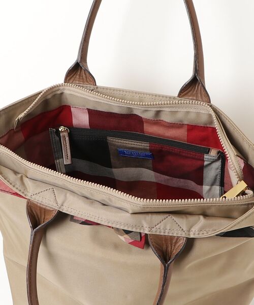「BLUE LABEL CRESTBRIDGE」 トートバッグ - ベージュ レディース_画像4