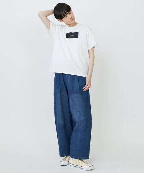 「FRAPBOIS」 半袖Tシャツ 2 ホワイト レディース_画像7