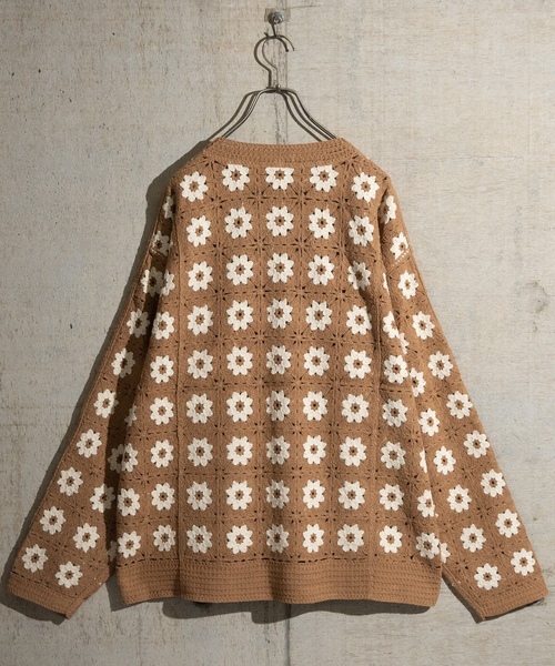 「JOHN'S CLOSET」 「suggestion」ニットカーディガン LARGE ブラック メンズ_画像5
