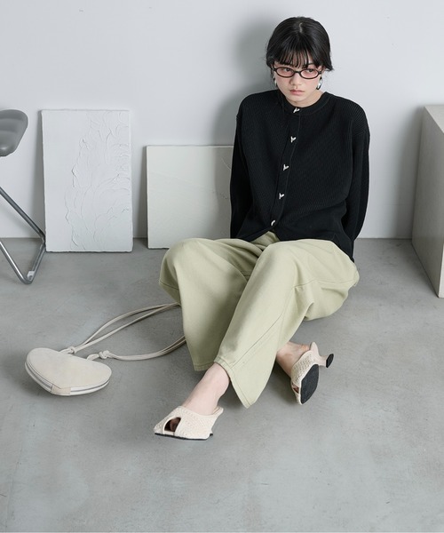 「THE YOn」 ミュール 39 ブラック レディース_画像9