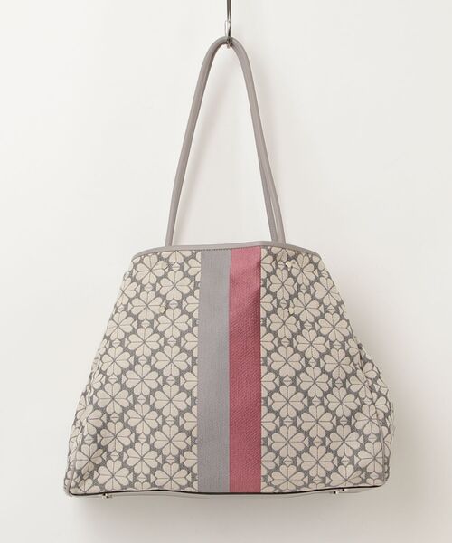 【美品】kate spade new york トートバッグ グレー kate spade NEW YORK（ケイト・スペード ニューヨーク） トートバッグ