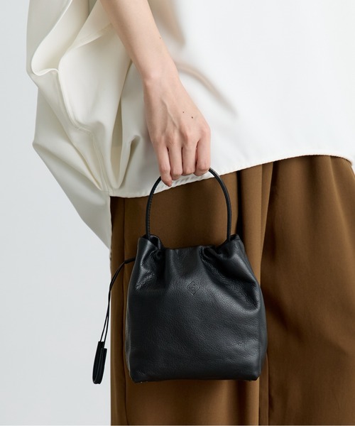 ショルダーストラップ ショルダーバッグ バッグ 「TESSEN CREATION/テッセンクリエーション」BASIC POUCH S/ベーシックポーチS/ショルダーバッグ/撥水牛革