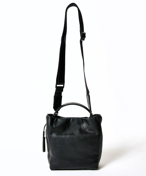 ショルダーストラップ ショルダーバッグ バッグ 「TESSEN CREATION/テッセンクリエーション」BASIC POUCH S/ベーシックポーチS/ショルダーバッグ/撥水牛革