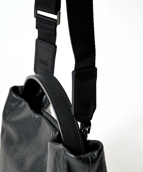 ショルダーストラップ ショルダーバッグ バッグ 「TESSEN CREATION/テッセンクリエーション」BASIC POUCH S/ベーシックポーチS/ショルダーバッグ/撥水牛革