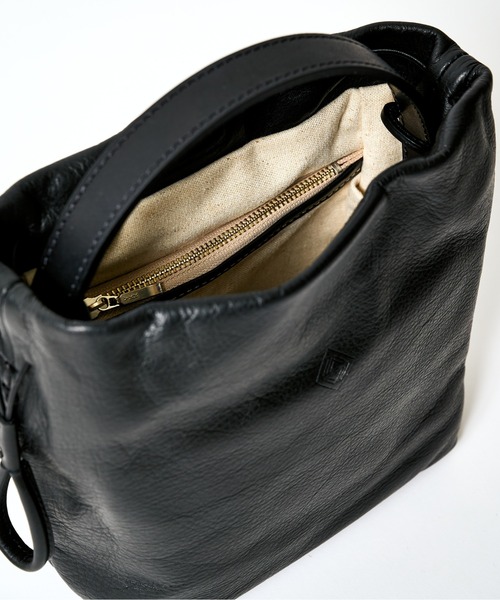 ショルダーストラップ ショルダーバッグ バッグ 「TESSEN CREATION/テッセンクリエーション」BASIC POUCH S/ベーシックポーチS/ショルダーバッグ/撥水牛革