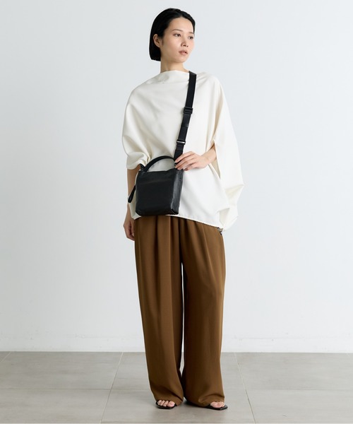 ショルダーストラップ ショルダーバッグ バッグ 「TESSEN CREATION/テッセンクリエーション」BASIC POUCH S/ベーシックポーチS/ショルダーバッグ/撥水牛革